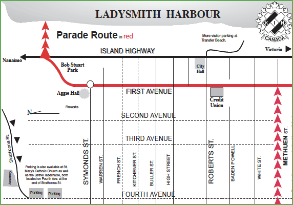 Parade route